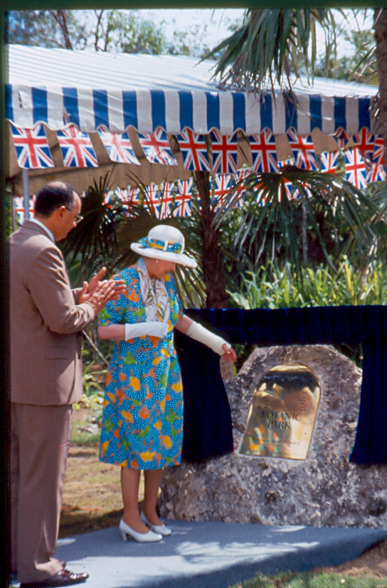 Her Majesty officially opened the Queen Elizabeth II Botanic Park
